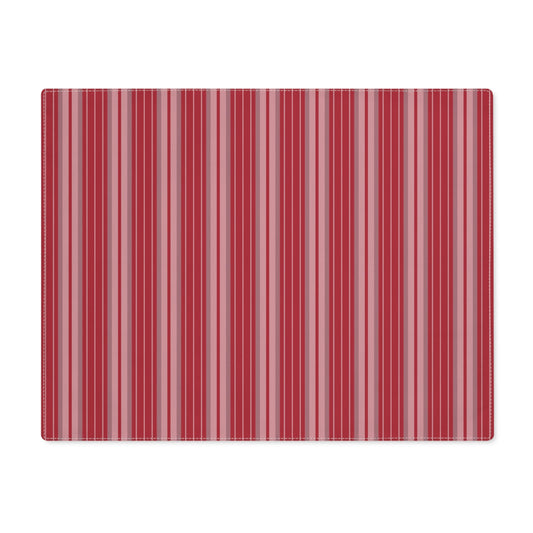 Placemat | Red & Gray | Stripe