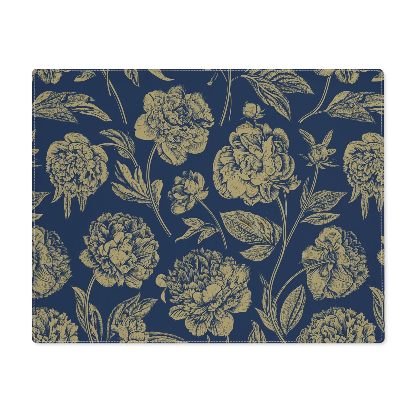 Placemat | Blue & Gold | Peony