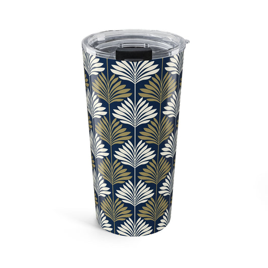 Tumbler | Blue & Gold | Deco