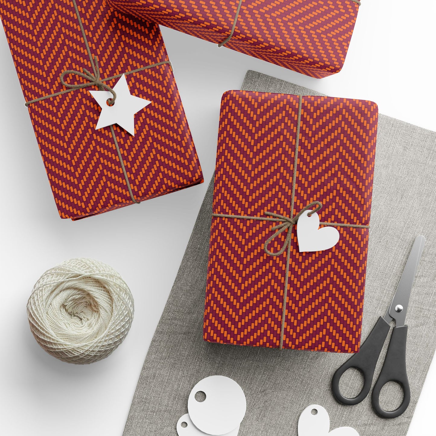 Gift Wrap | Blacksburg, Virginia | Herringbone