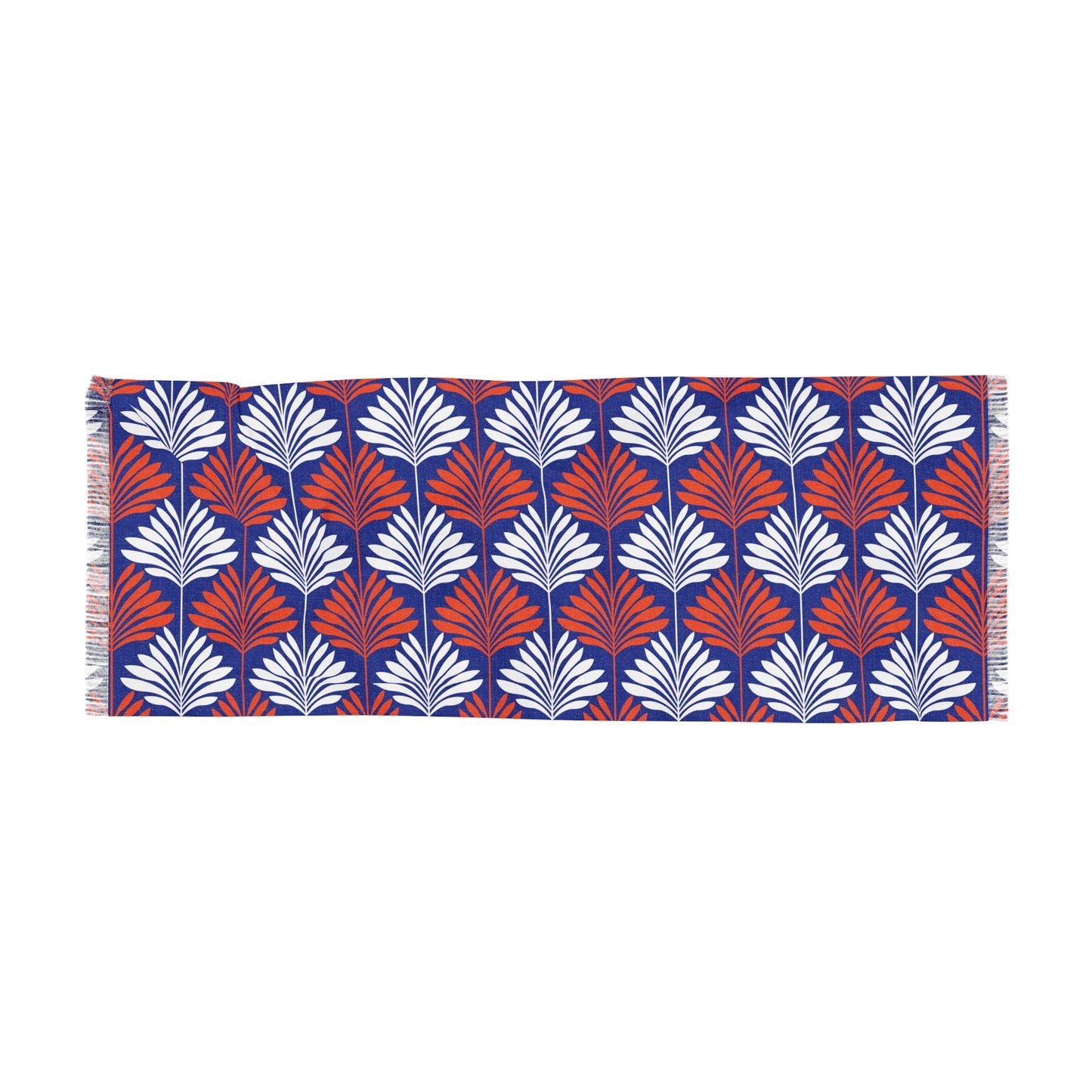 Scarf | Bright Blue & Orange | Deco