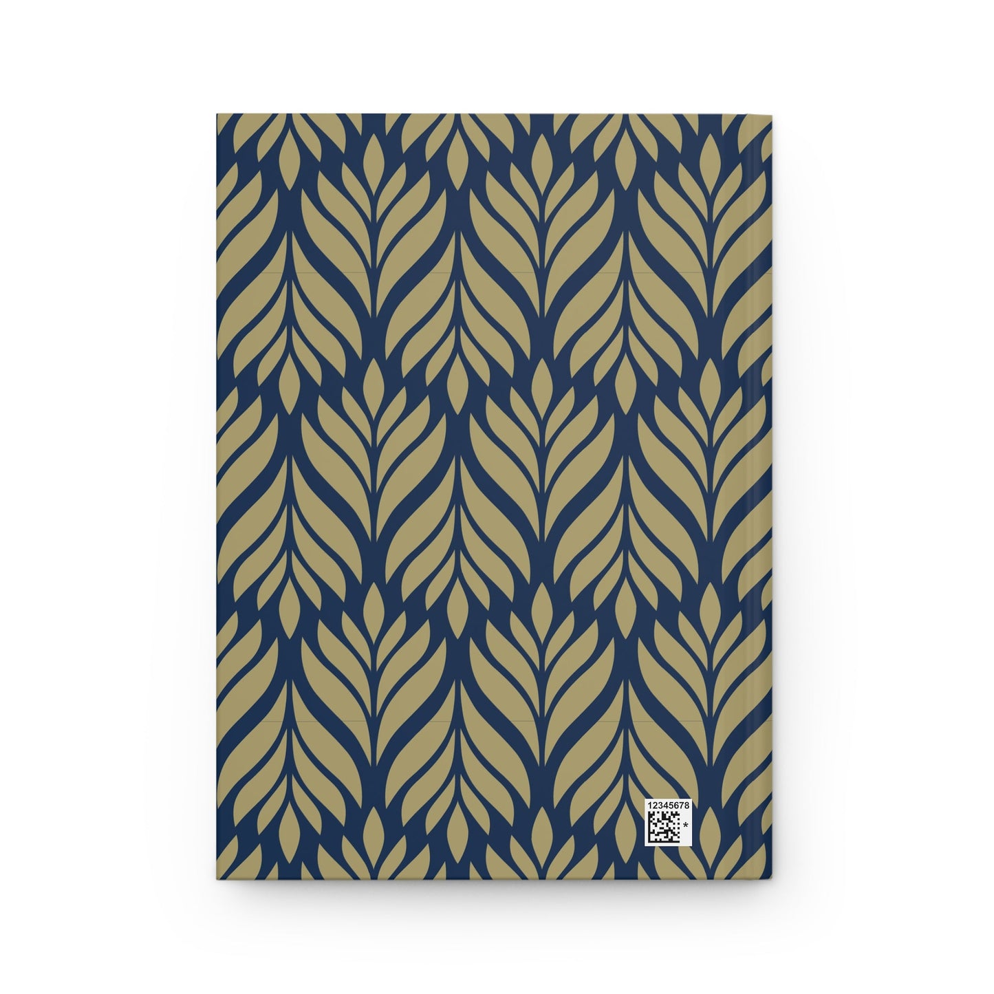 Hardcover Journal | Blue & Gold | Palm