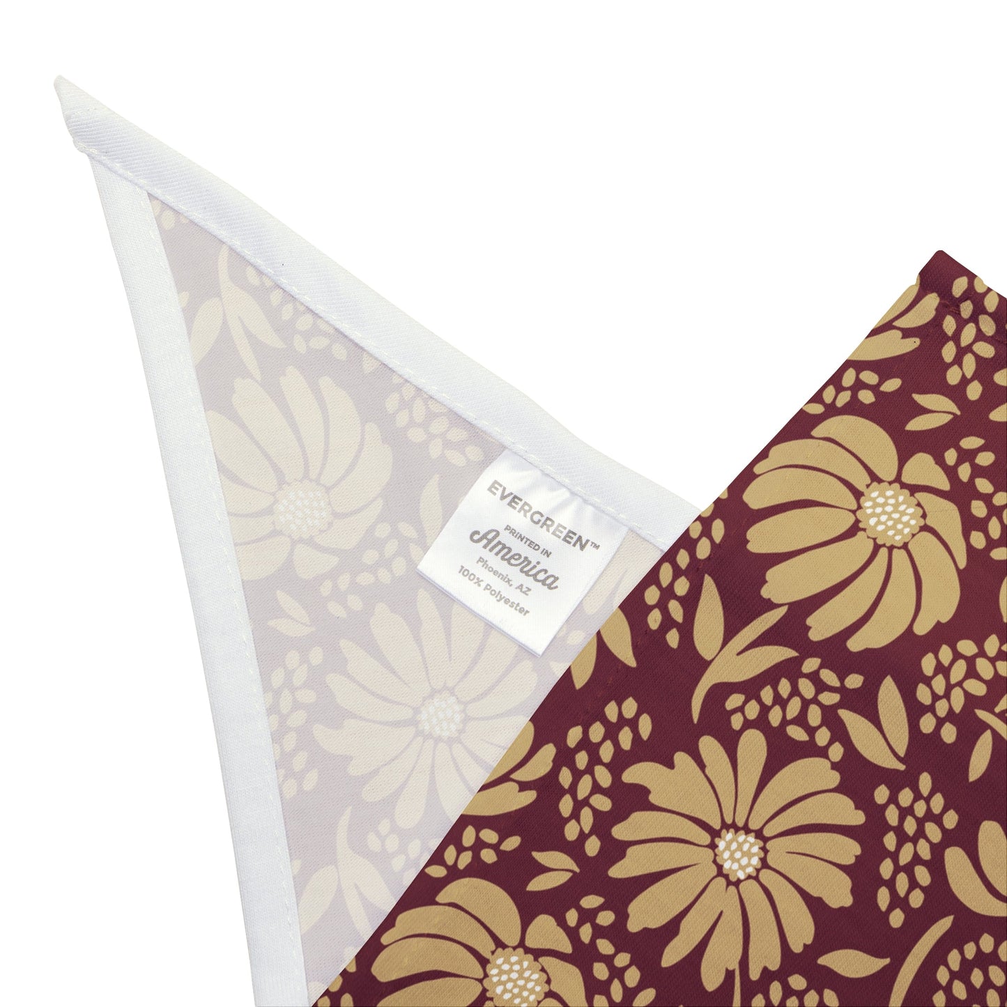Pet Bandana | Maroon & Gold | Bellis