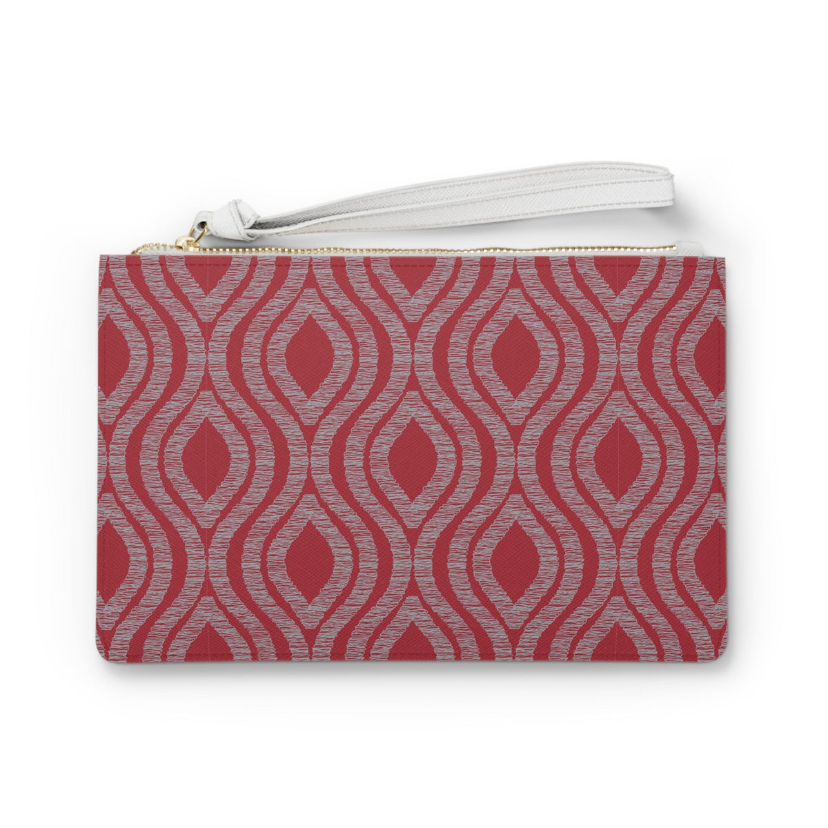 Clutch Bag | Red & Gray | Ogee