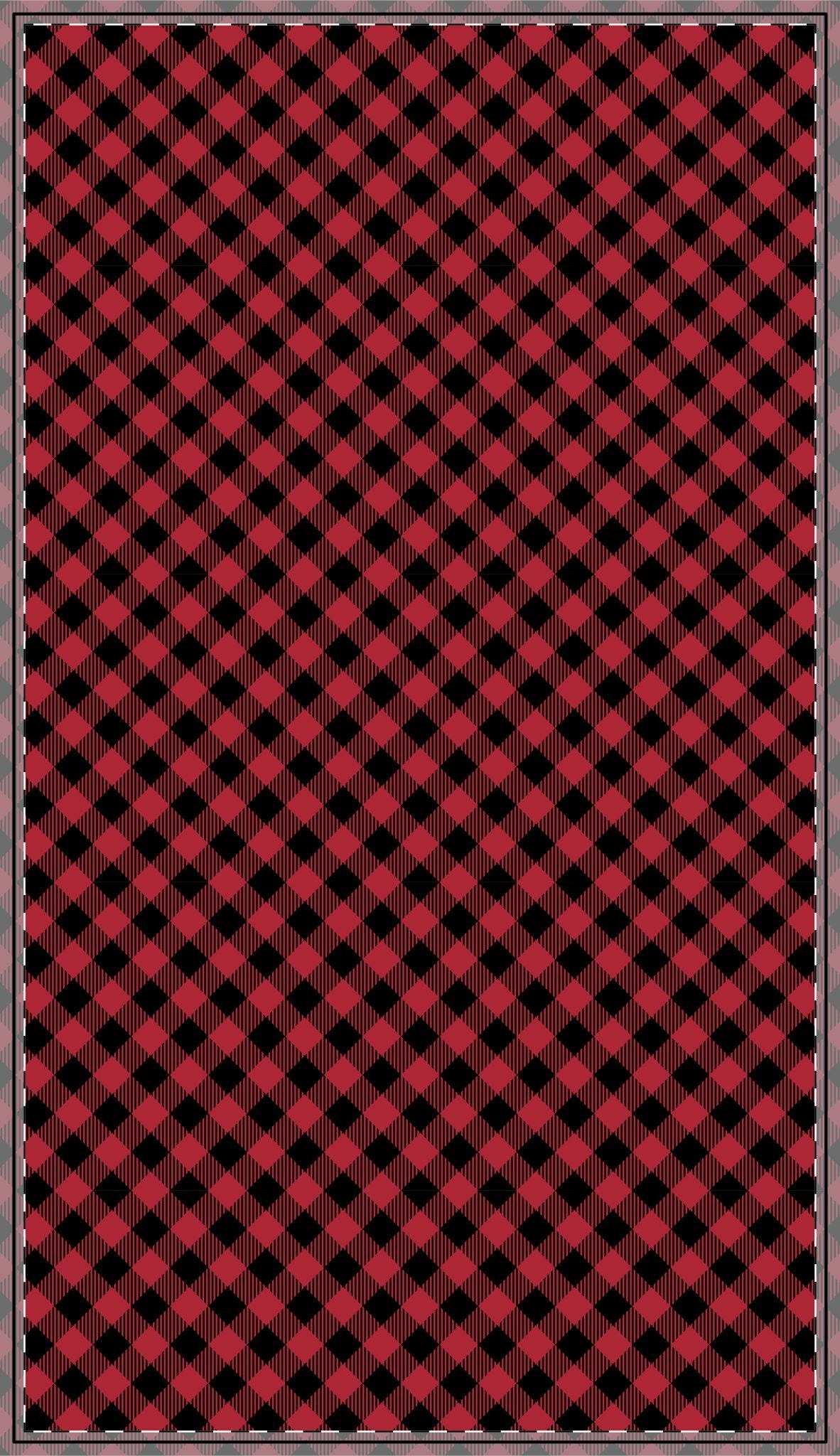Tablecloth | Red & Black | Gingham
