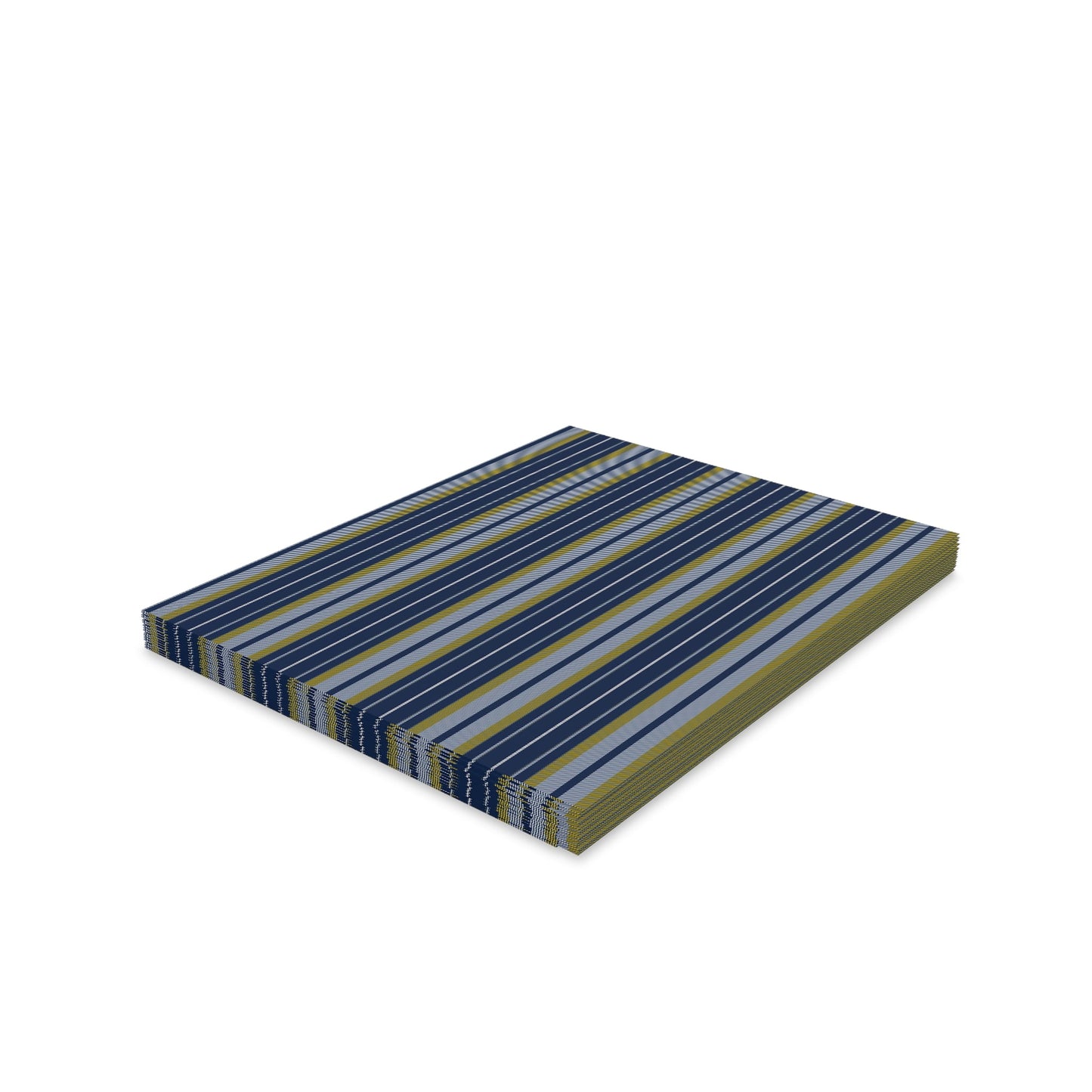 Notecards | Yellow & Blue | Stripe