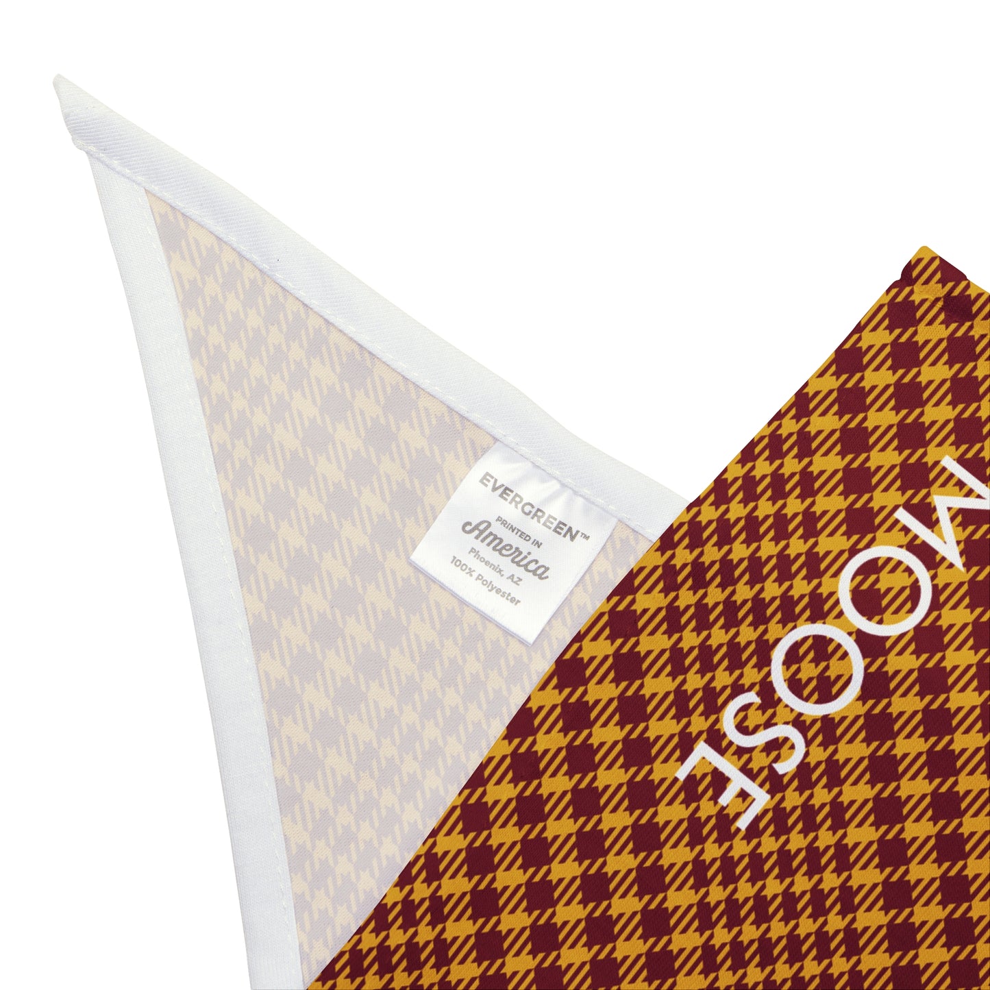 Pet Bandana- Personalized | Red & Yellow | Tweed