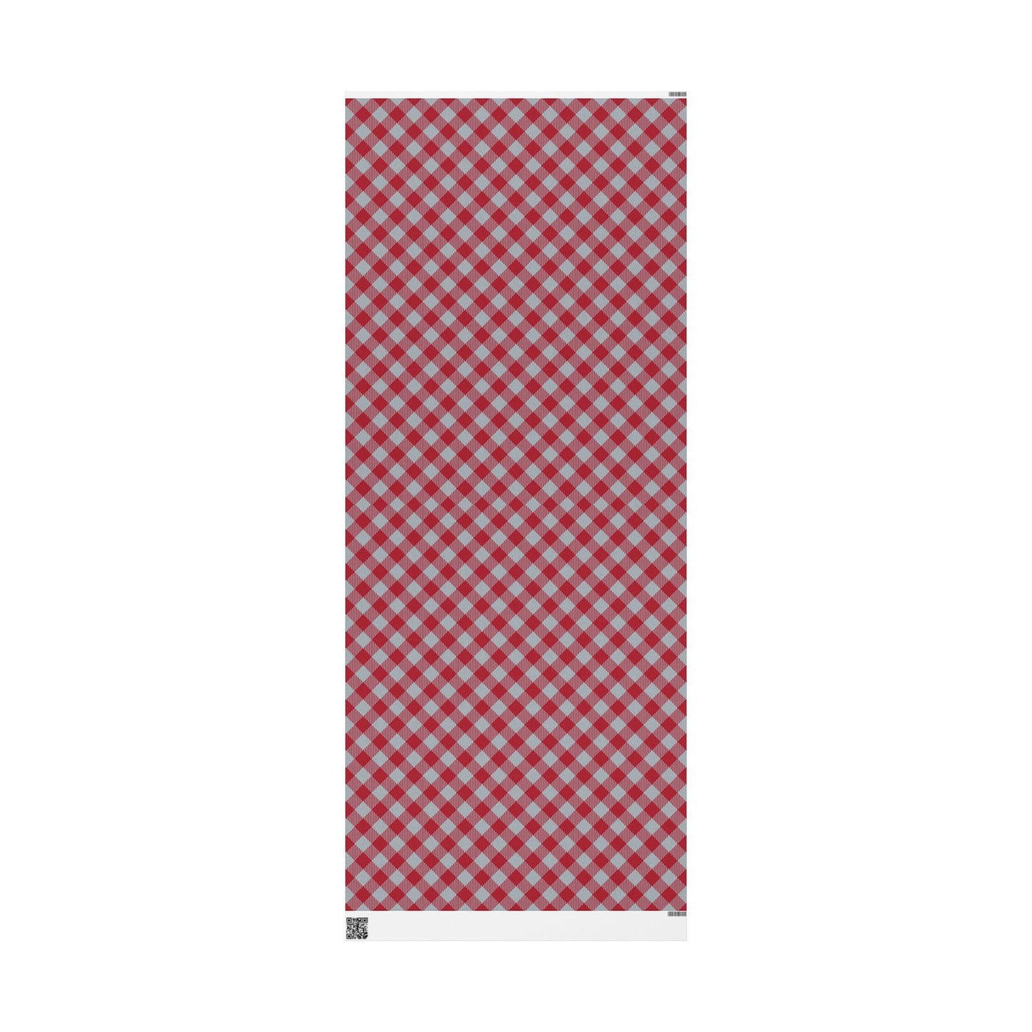 Gift Wrap | Red & Gray | Gingham