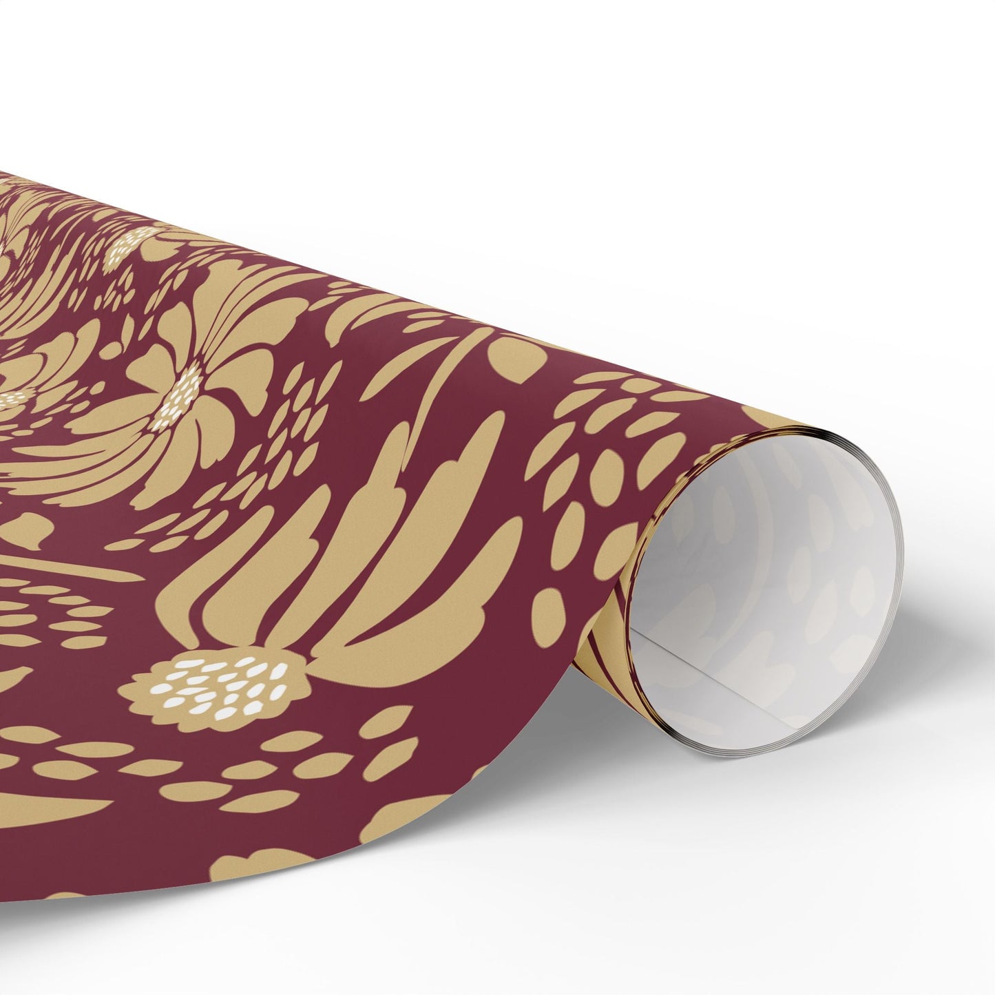 Gift Wrap | Maroon & Gold | Bellis
