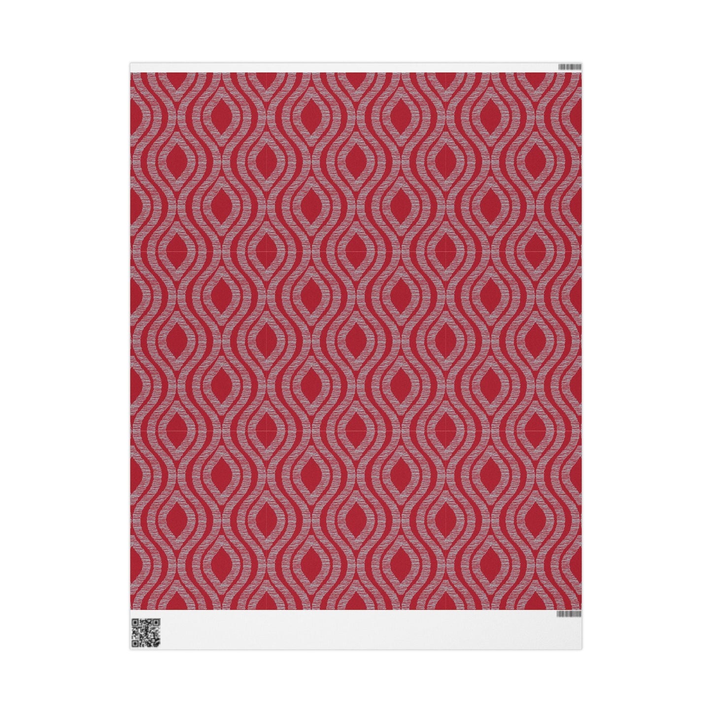 Gift Wrap | Red & Gray | Ogee