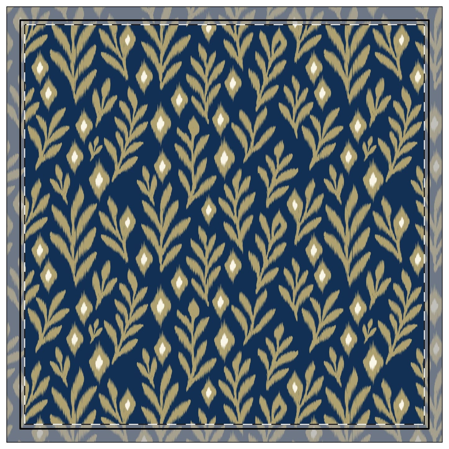 Napkins | Blue & Gold | Laurel