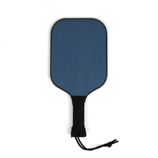 Pickleball Paddle Kit | Light Blue & White | Herringbone