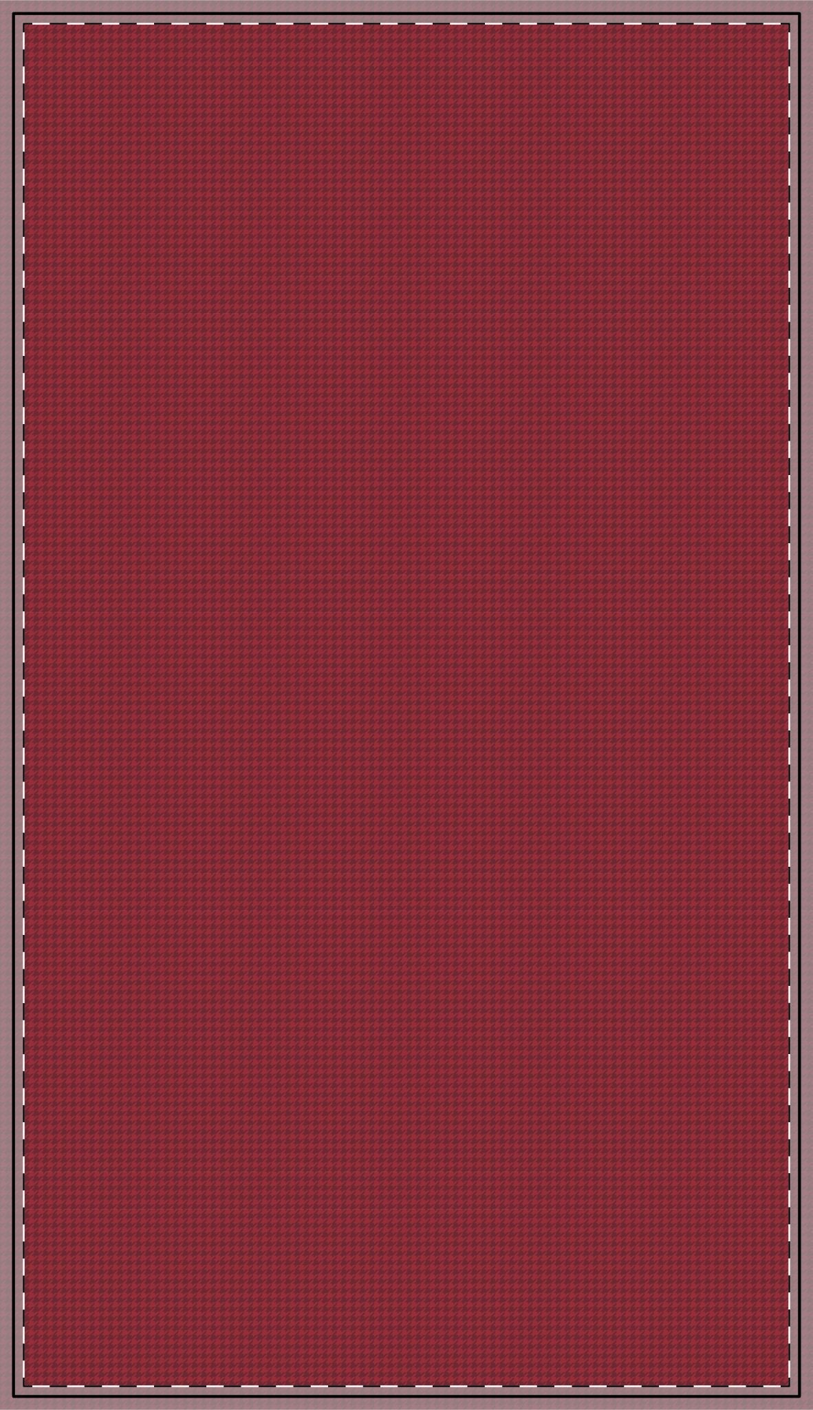 Tablecloth | Maroon & White | Houndstooth