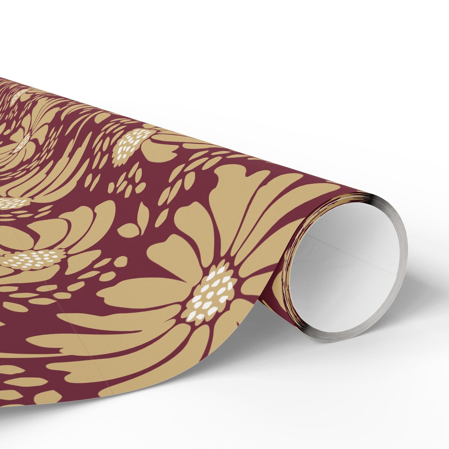 Gift Wrap | Maroon & Gold | Bellis