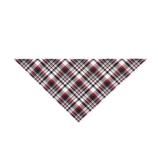 Pet Bandana | Red & Black | Tartan