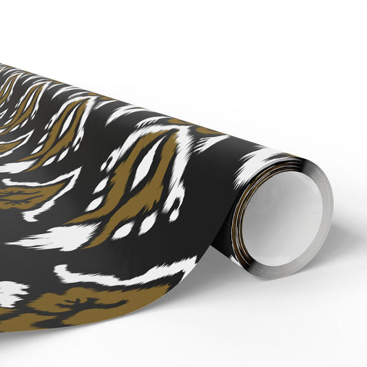 Gift Wrap | Black & Gold | Ikat