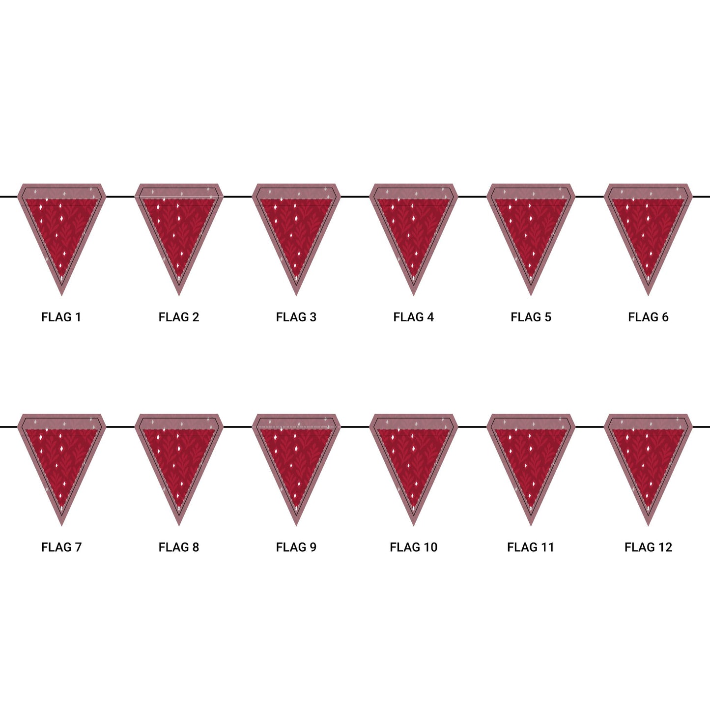Flag Garland | Bloomington, Indiana | Laurel