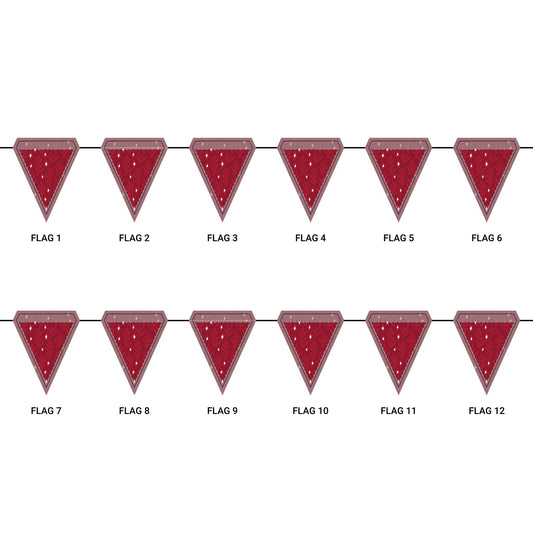 Flag Garland | Bloomington, Indiana | Laurel