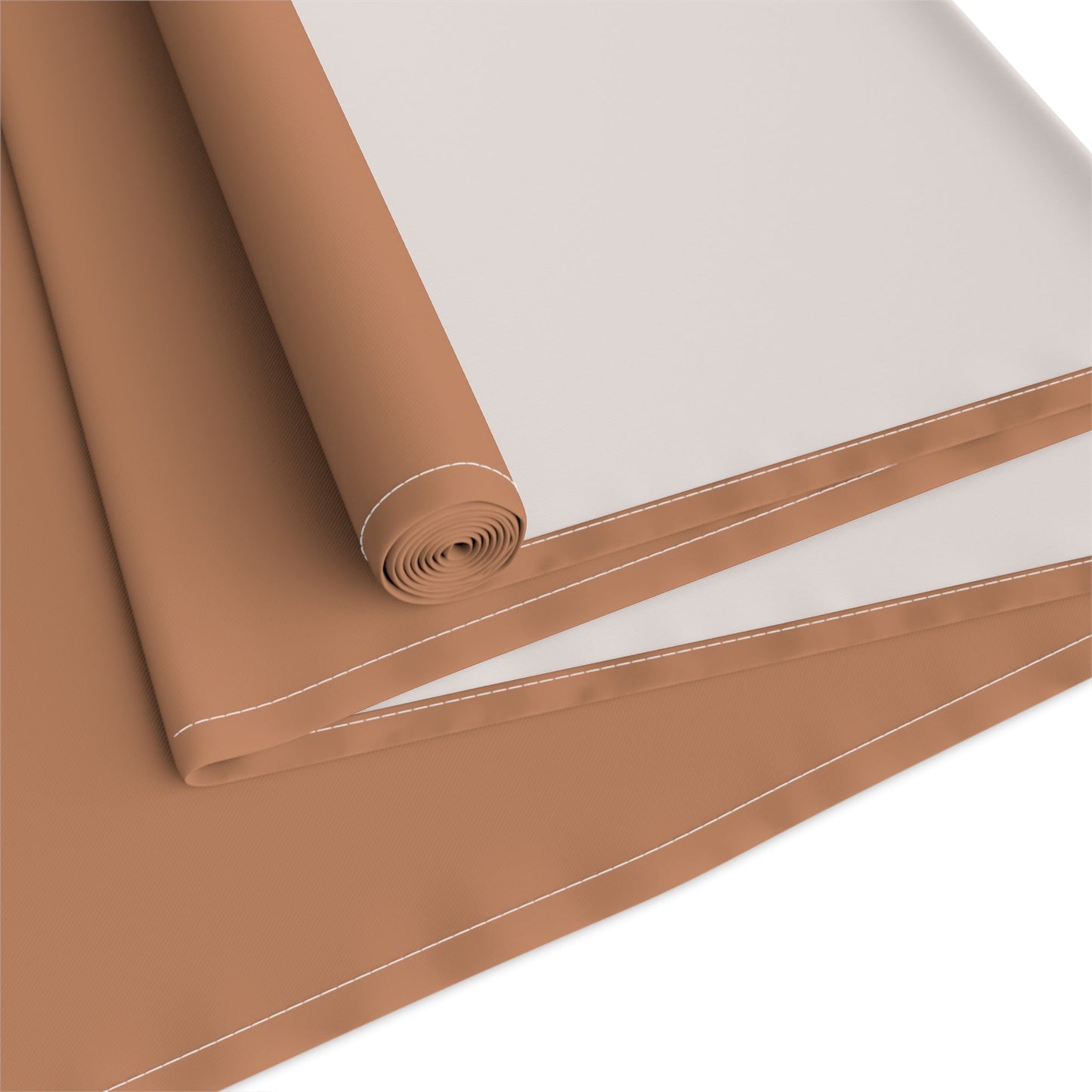 Table Runner | Dark Orange & White | Dark