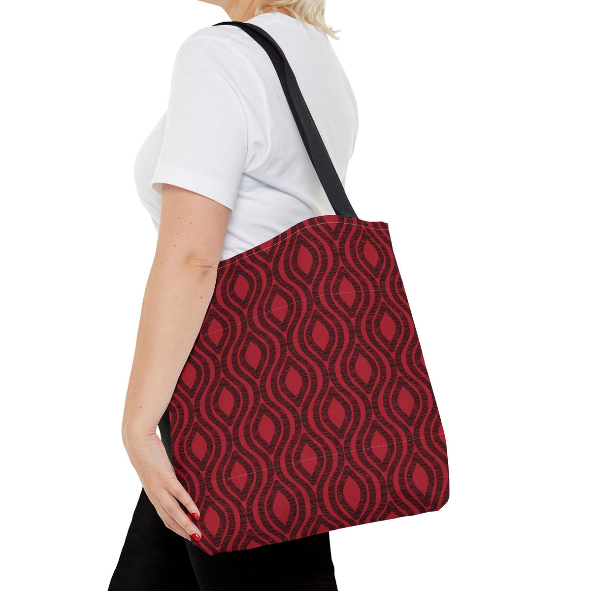 Tote Bag | Red & Black | Ogee