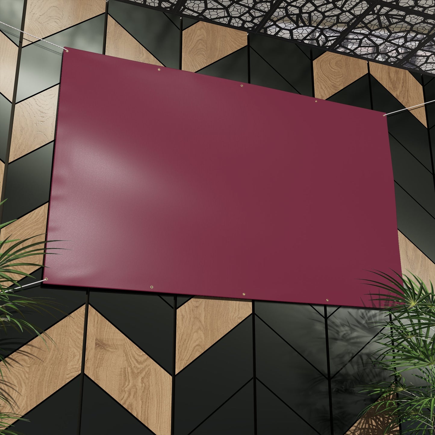 Banner | Maroon & Orange | Dark