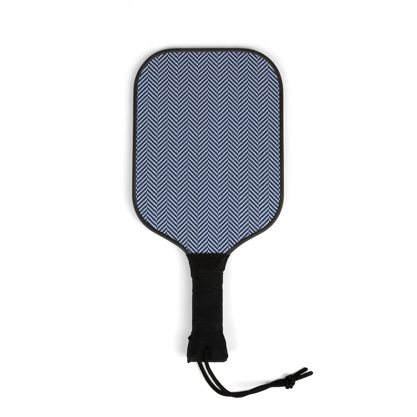 Pickleball Paddle Kit | Navy & White | Herringbone