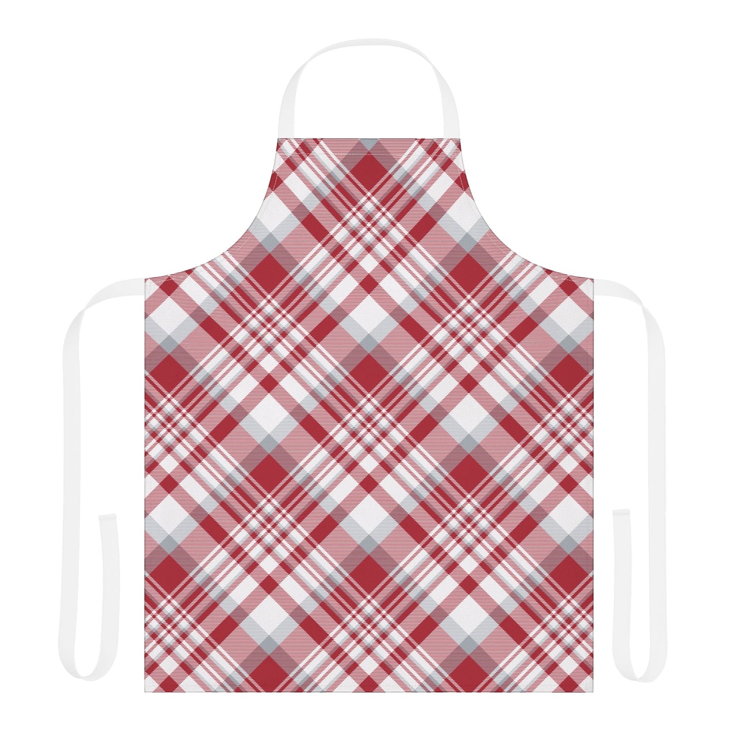 Apron | Red & Gray | Tartan