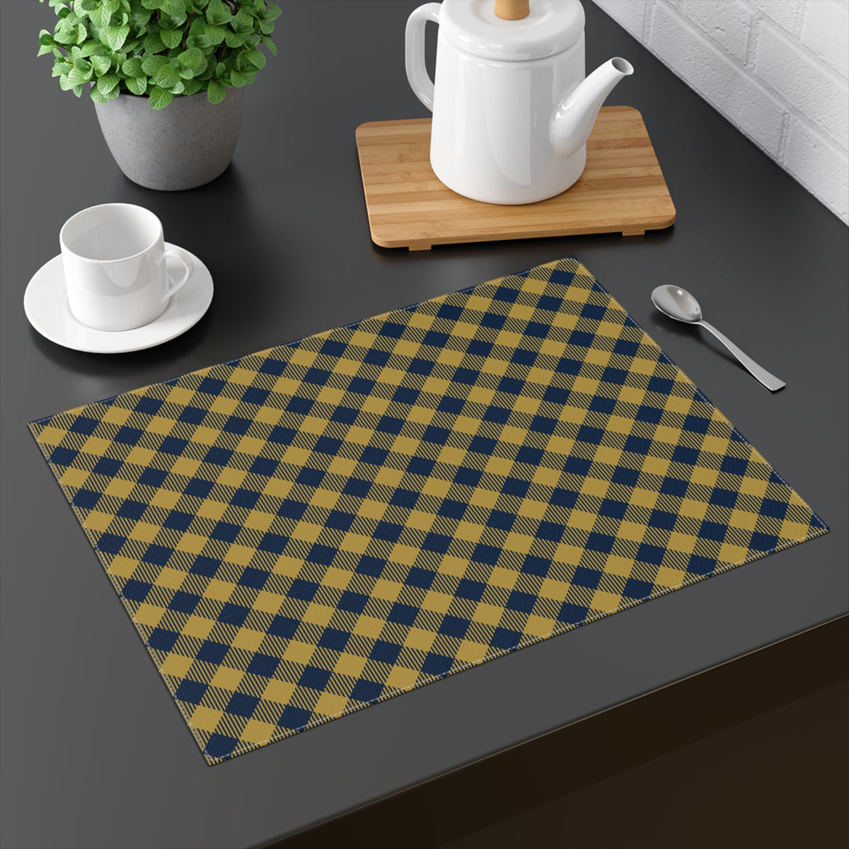 Placemat | Notre Dame, Indiana | Gingham