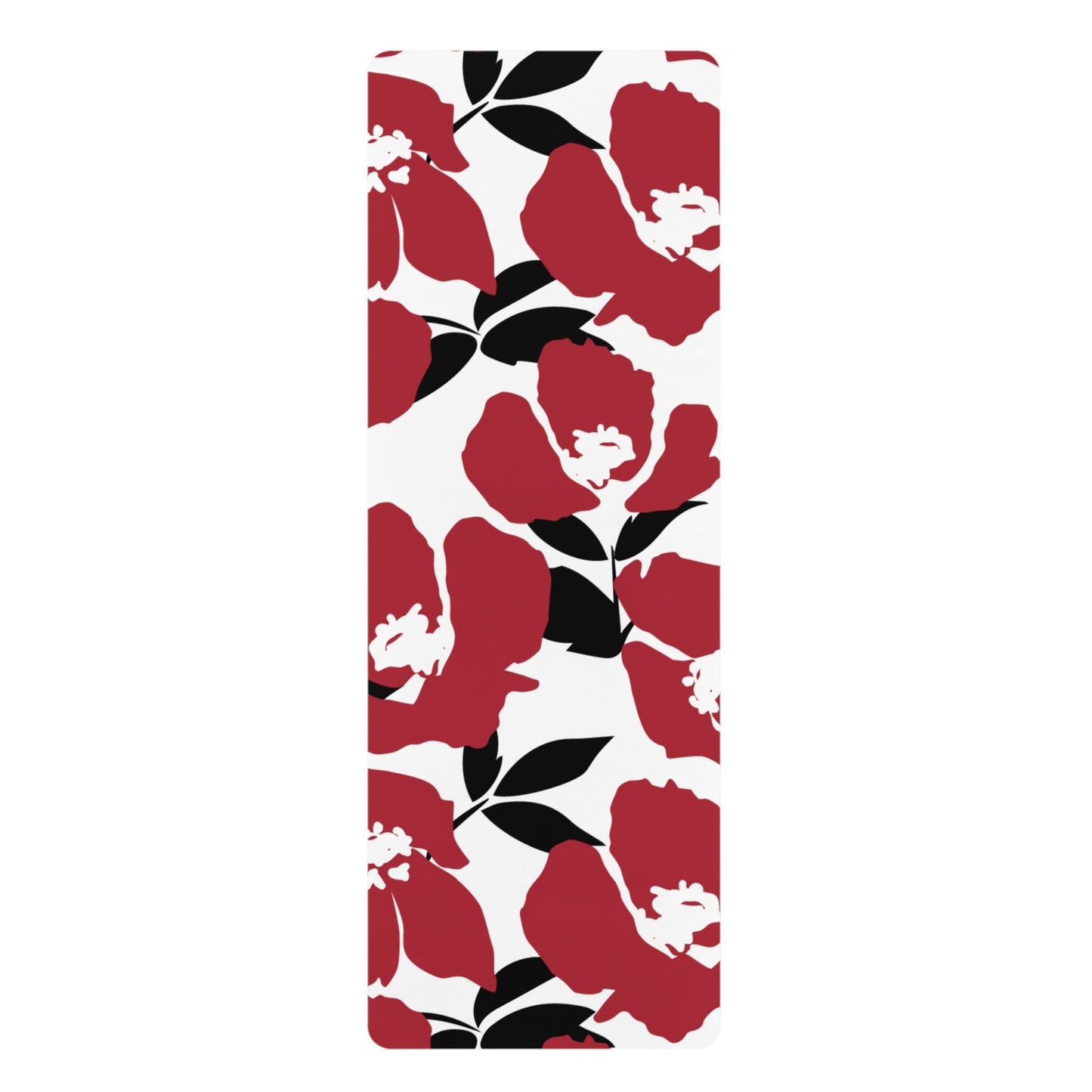 Yoga Mat | Red & Black | Poppy
