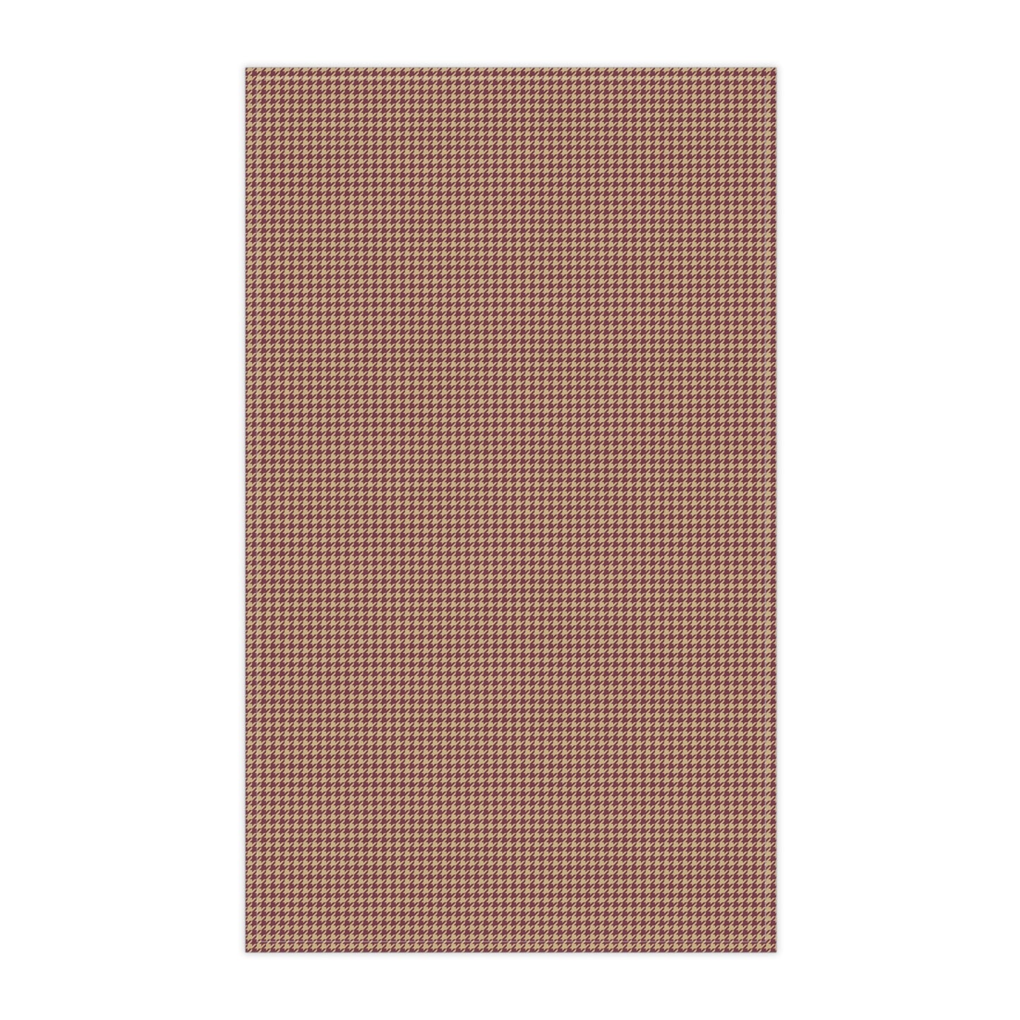 Tea Towels | Maroon & Gold | Houndstooth