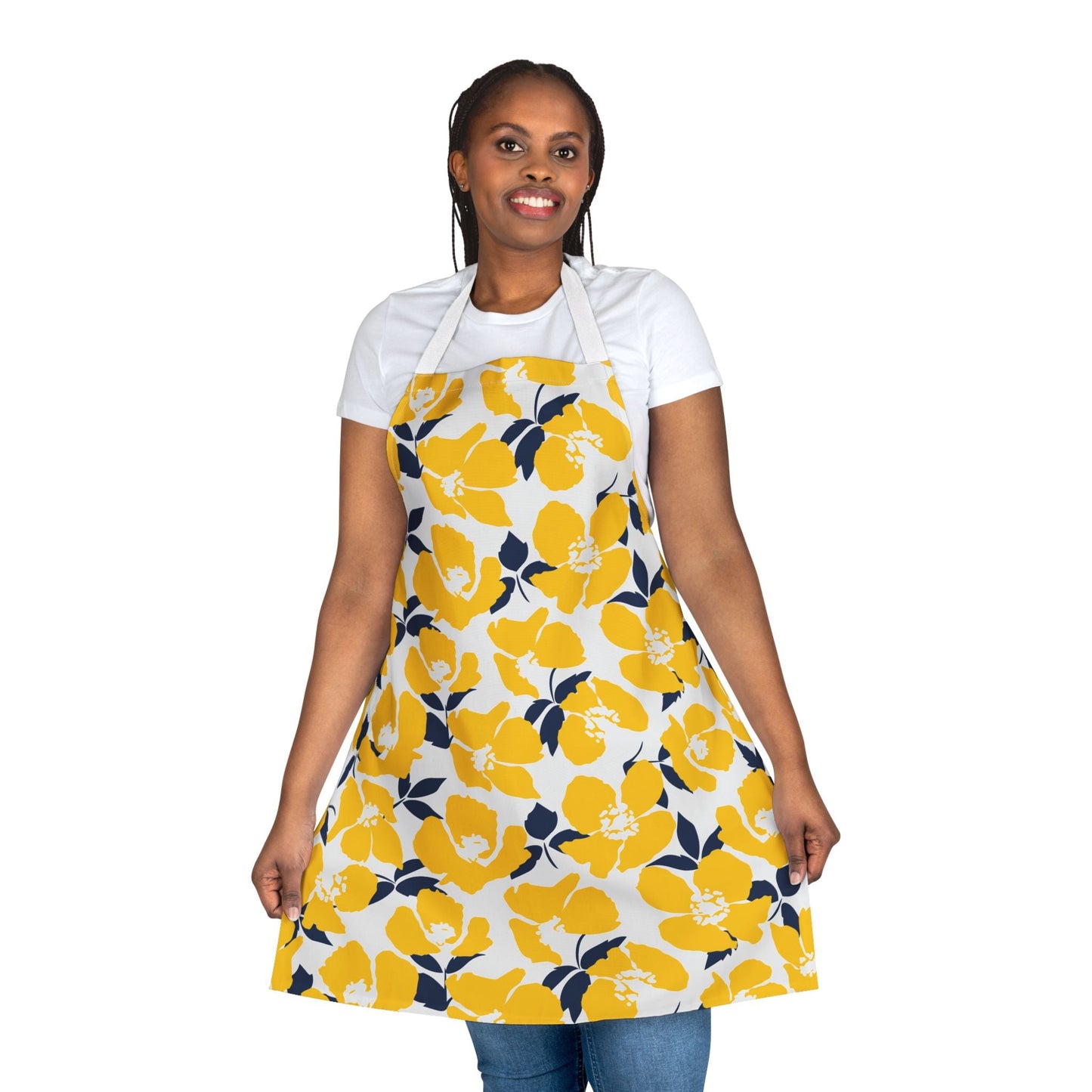 Apron | Yellow & Blue | Poppy