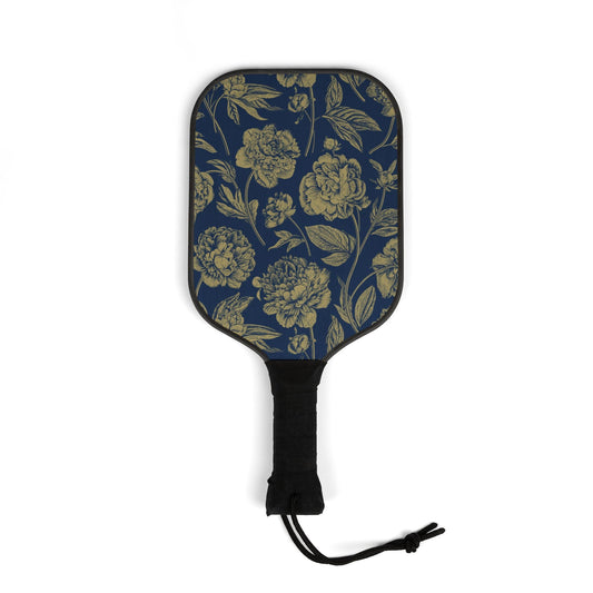 Pickleball Paddle Kit | Blue & Gold | Peony