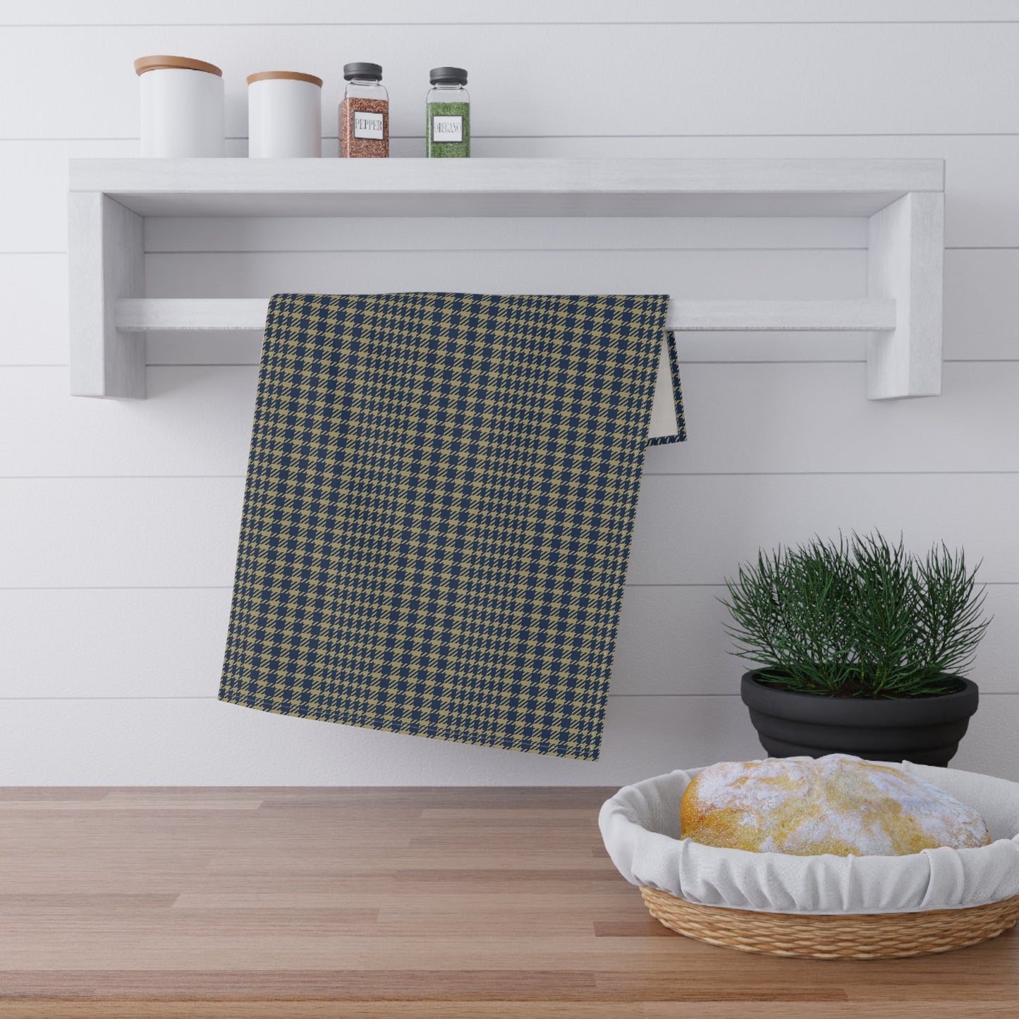 Tea Towels | Blue & Gold | Tweed