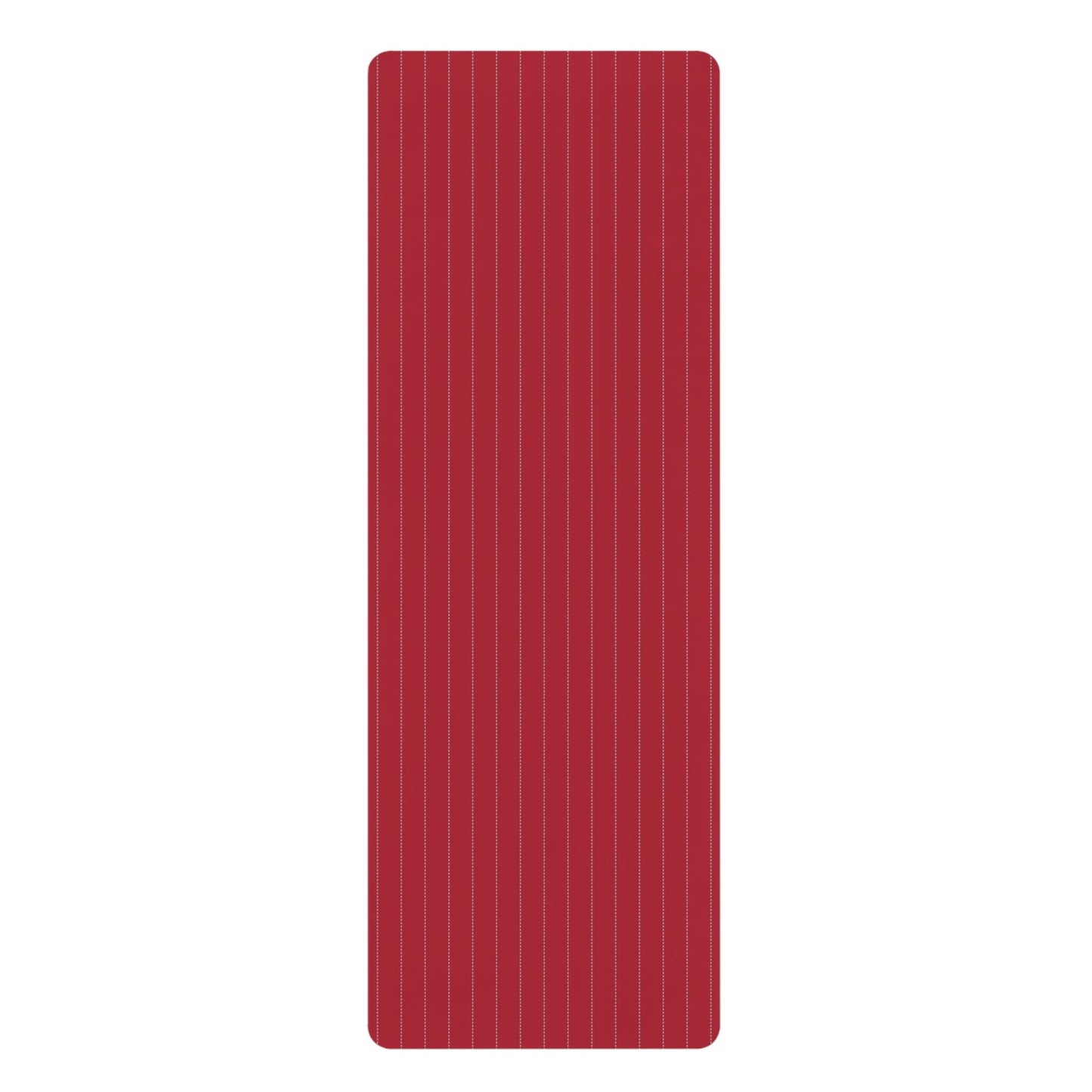 Yoga Mat | Red & Gray | Pinstripe