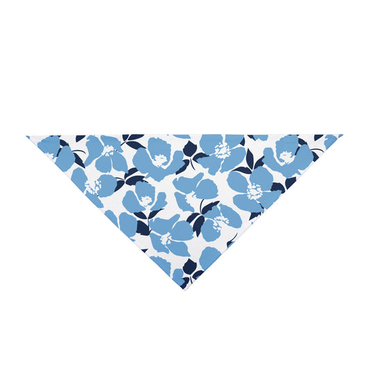 Pet Bandana | Light Blue & White | Poppy