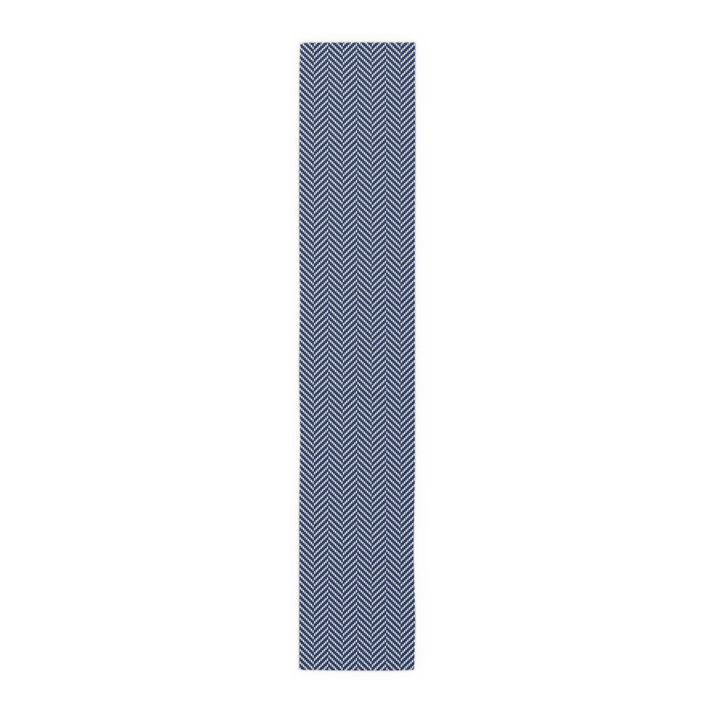 Table Runner | Navy & White | Herringbone