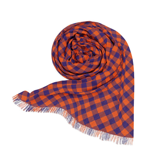 Scarf | Clemson, SC | Gingham