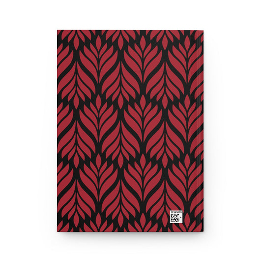Hardcover Journal | Red & Black | Palm