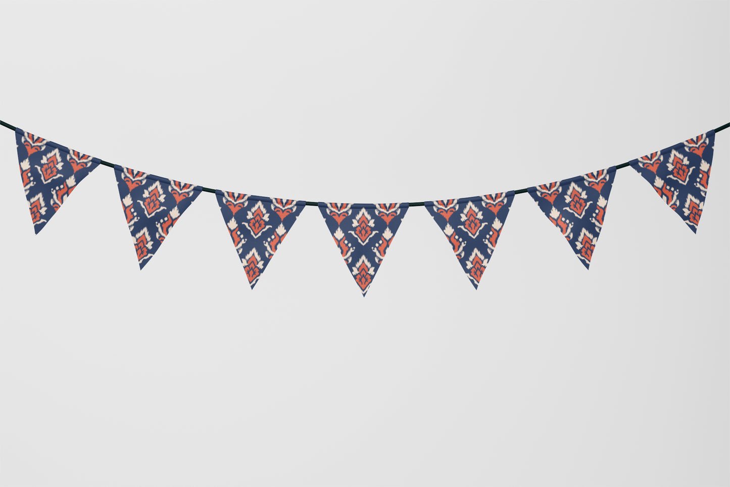 Flag Garland | Charlottesville, Virginia | Ikat