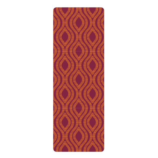 Yoga Mat | Maroon & Orange | Ogee