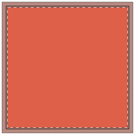 Napkin 4-set | Charlottesville, Virginia | Light (Orange)