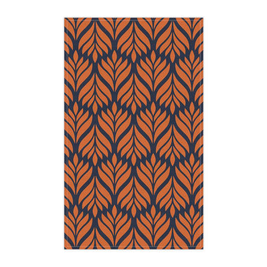 Tea Towels | Orange & Blue | Palm