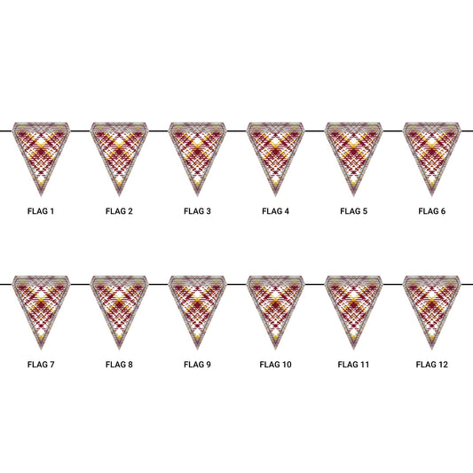 Flag Garland | Los Angeles, California | Tartan