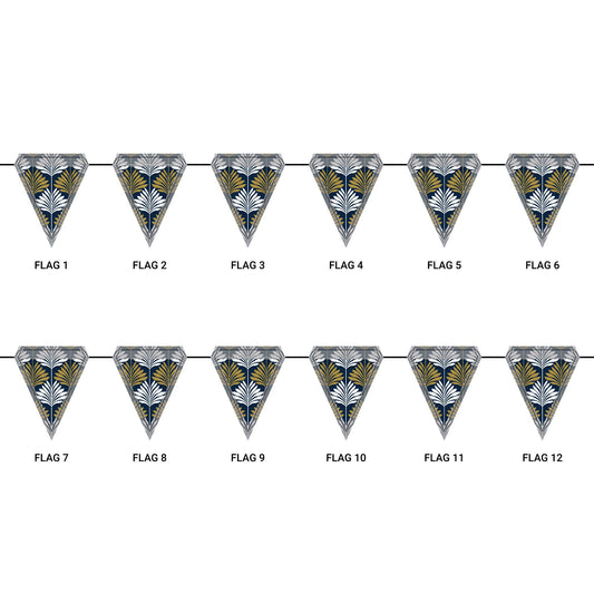 Flag Garland | Notre Dame, Indiana | Deco