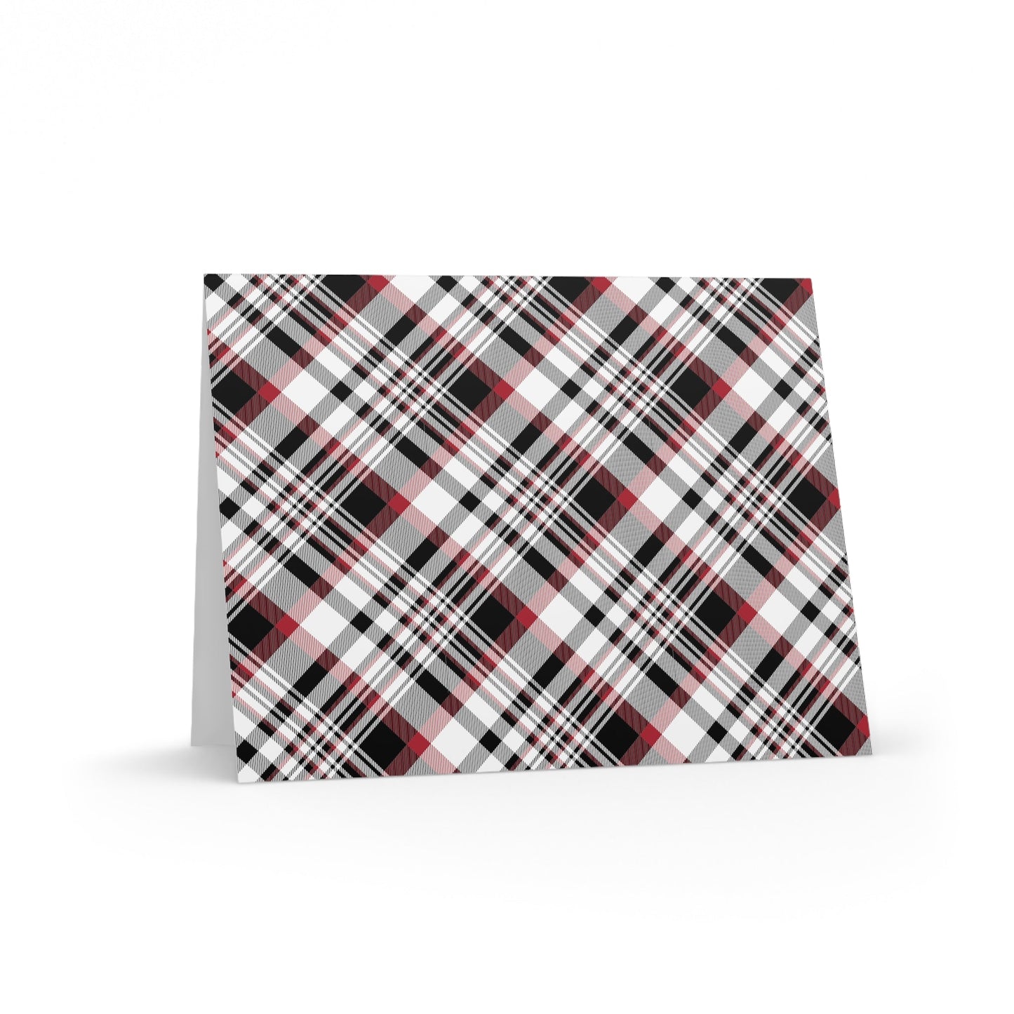 Notecards Set | Red & Black | Tartan