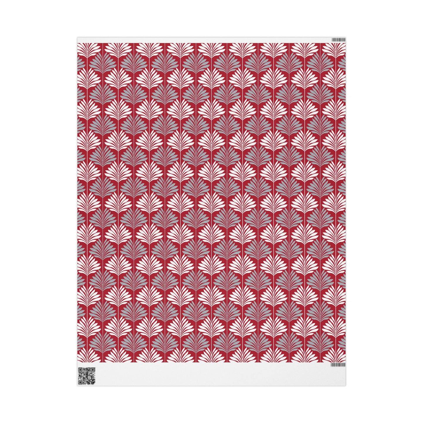 Gift Wrap | Red & Gray | Deco