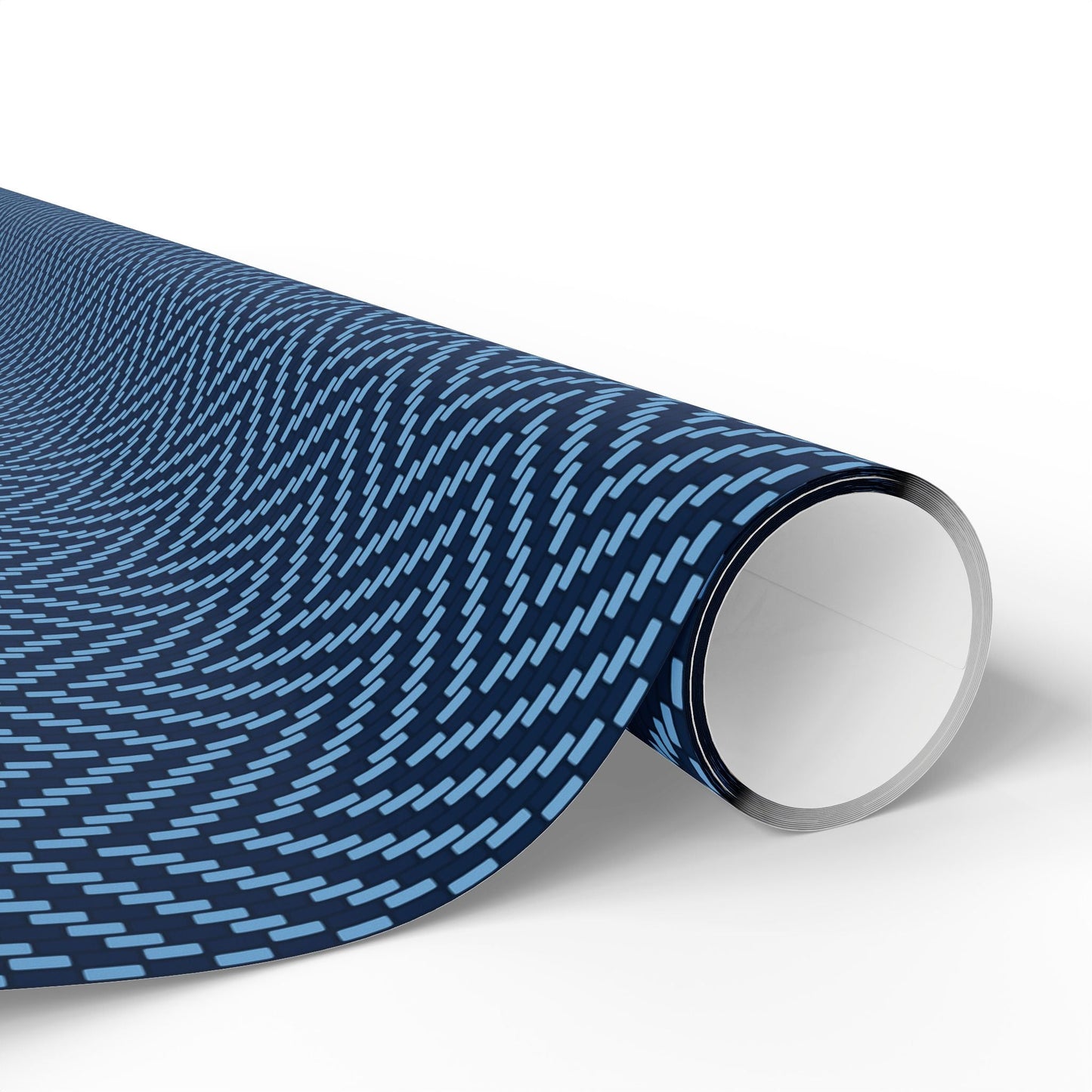 Gift Wrap | Light Blue & White | Herringbone