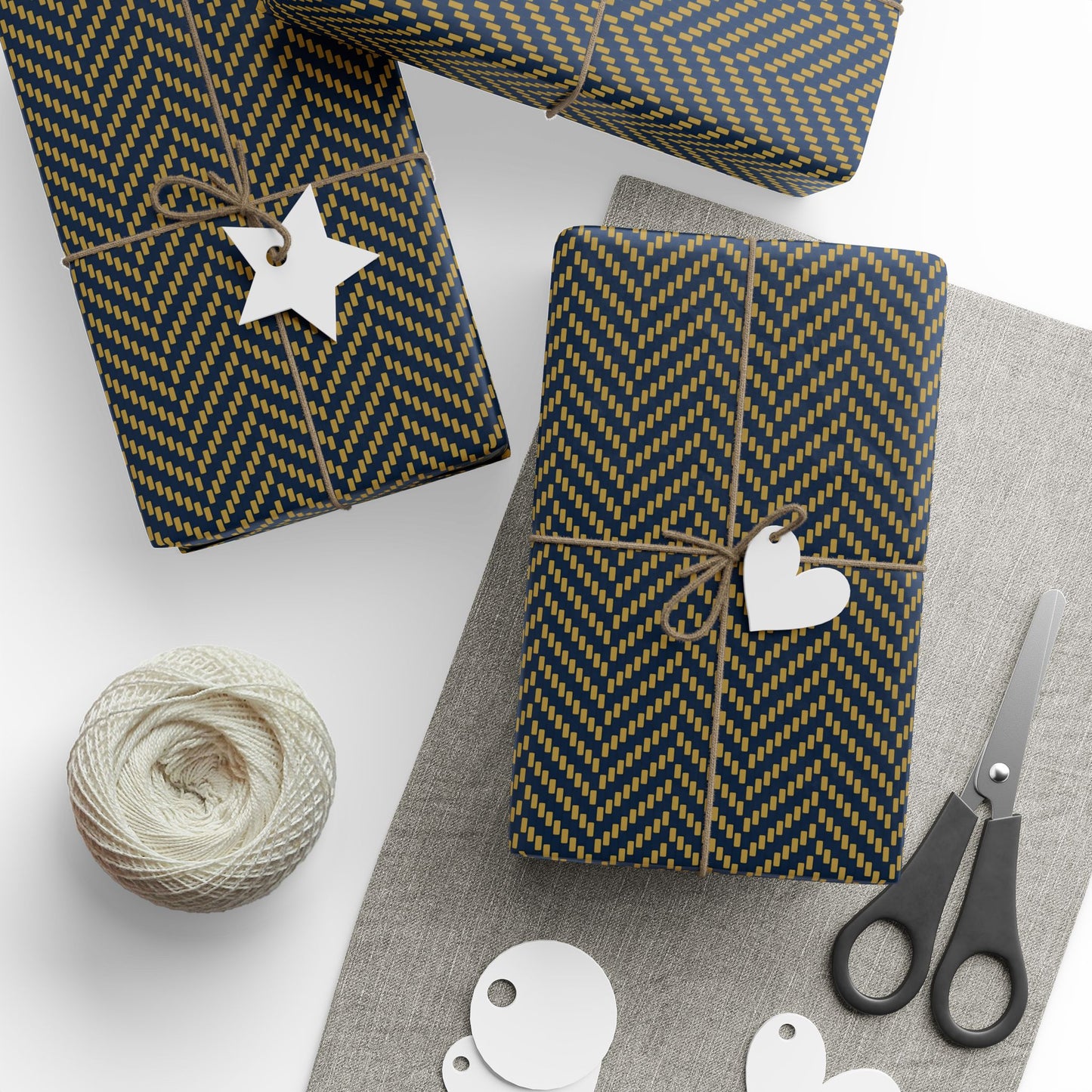 Gift Wrap | Notre Dame, Indiana | Herringbone