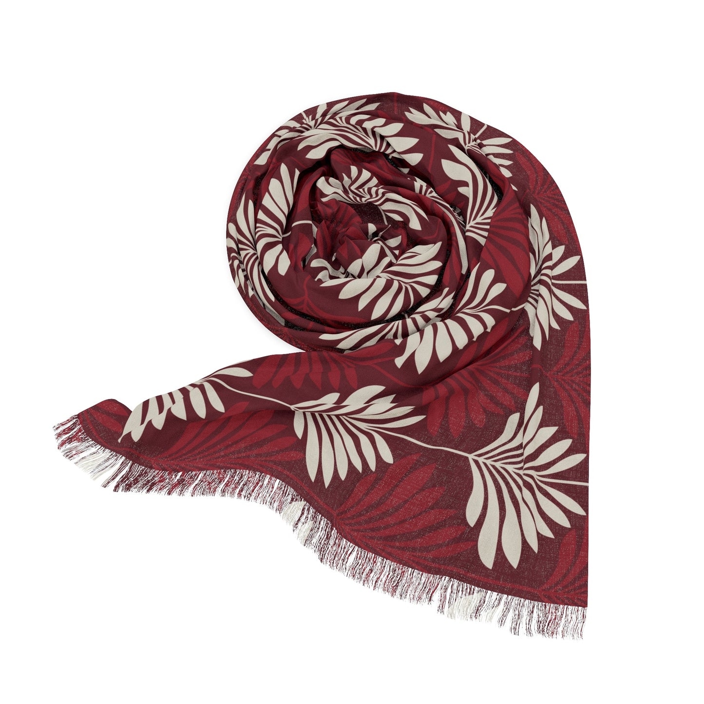 Scarf | Maroon & White | Deco