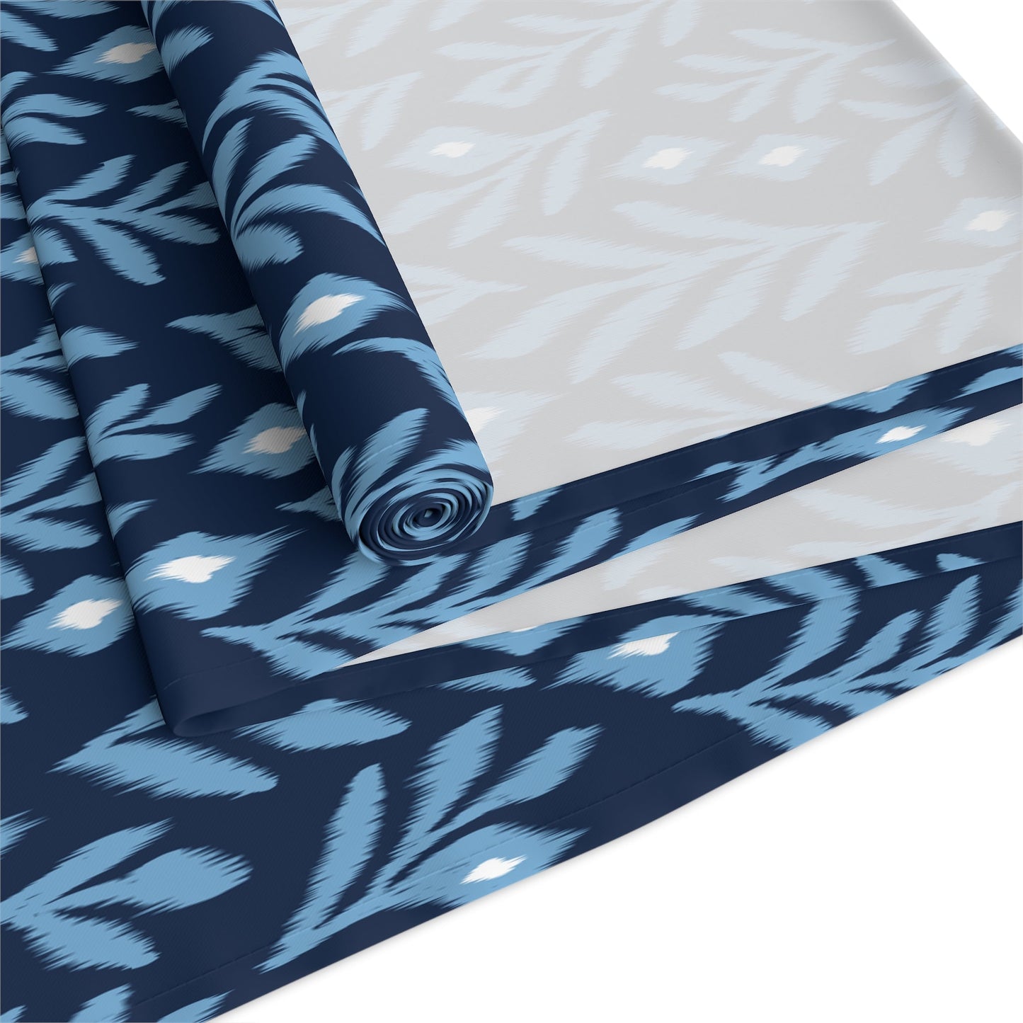 Table Runner | Light Blue & White | Laurel